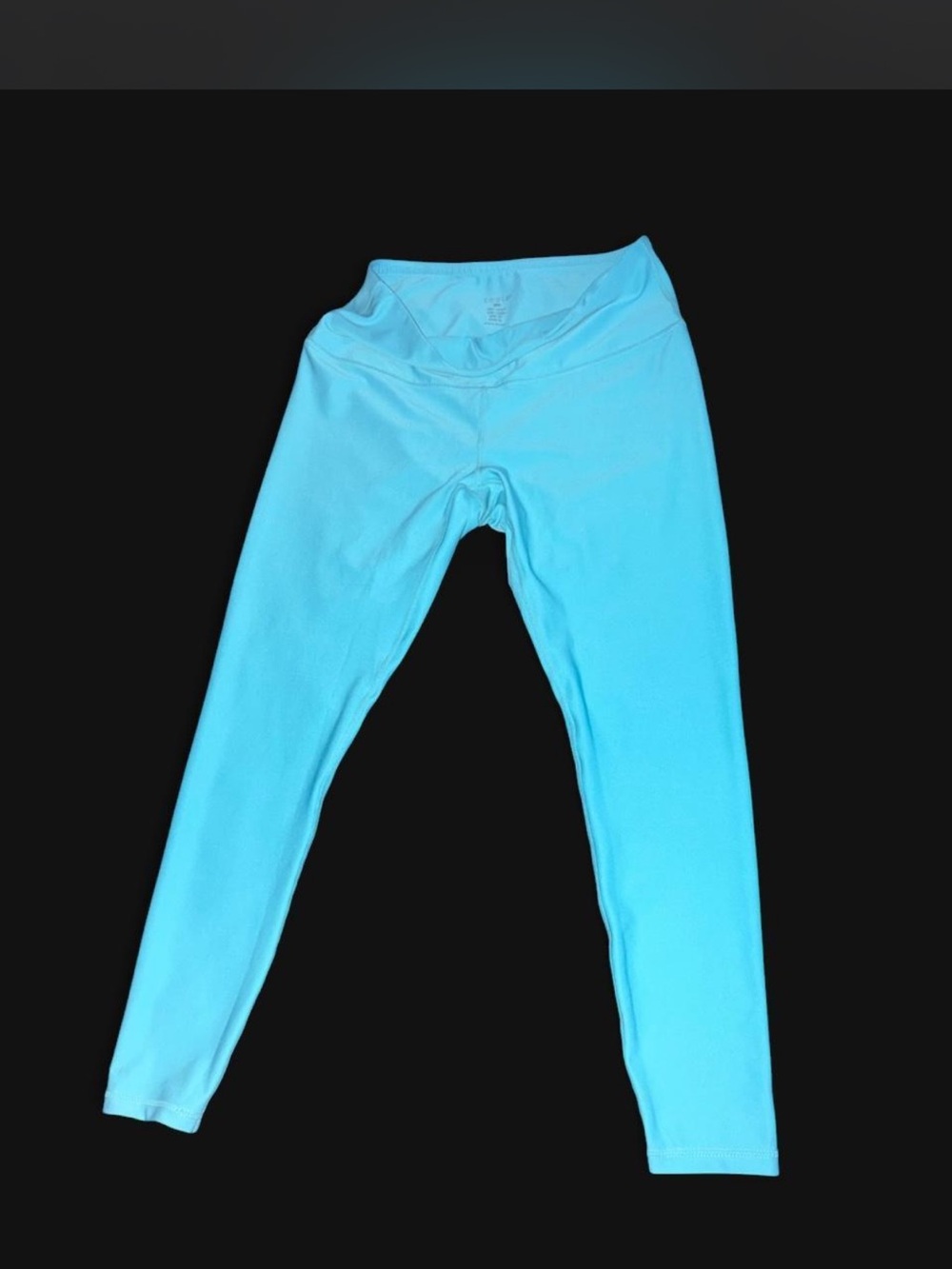 Tesla Aqua Blue Women's Stretch Leggings